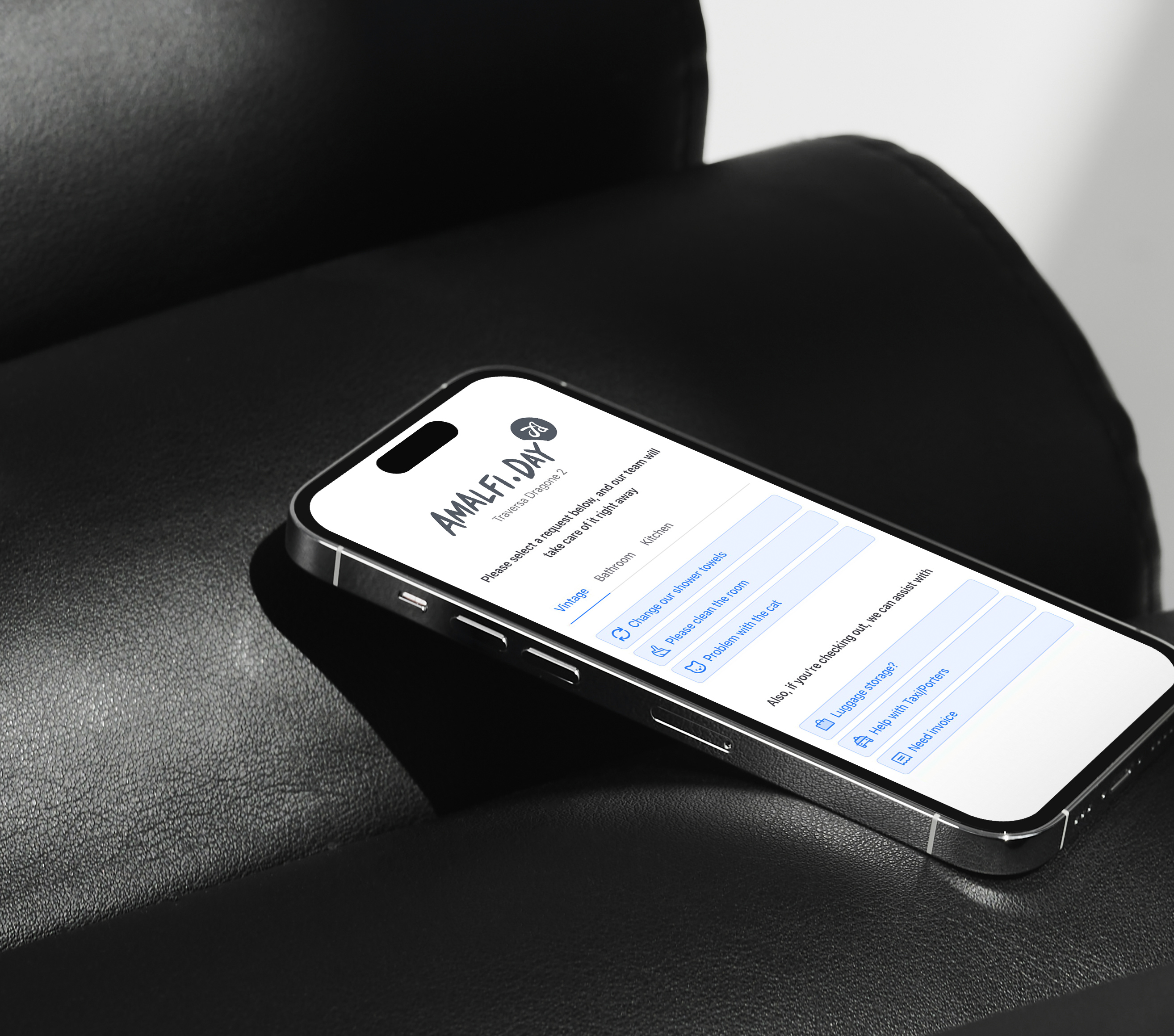 QR Concierge Mockup